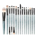Miniatyrbillede 4 af 5: 15 stk. Makeup Pensler Skønhedsapplikator Til Foundation Blandingspudder Sort