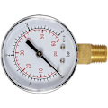 Miniatyrbillede 2 af 3: 50mm 0~15 Psi 0~1 Bar Vandtryk Pool Filter Hydraulisk Skive Måler Trykmåler 1/4\" Npt Gevind