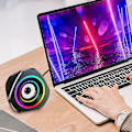 Miniatyrbild 3 av 5: Datorhögtalare Skrivbord PC Bärbara högtalare Rgb Mini Gaming Högtalare Usb-drivna för PC, Bärbar dator, surfplattor