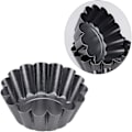 Miniatyrbillede 2 af 5: Æggekageform, Mini Cupcakeforme Muffins Brød Kageform Non-stick Tart Bageudstyr Værktøj Til Køkken (5 stk, Sort)