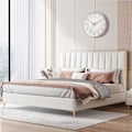 Miniatyrbild 3 av 7: Moderna Väggklockor Batteridrivna, 10 tum Vit och Roséguld Klocka för Vägg, Tyst Liten Väggklocka för Vardagsrum Sovrum Kök Kontor Rosegold 1 pack 10 inch