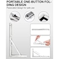 Miniatyrbilde 3 av 5: Folding Brakett 350 mm, 2 stk. Folding Konsollbrakett i Rustfritt Stål, Folding Hyllebraketter Last, Heavy Duty Retractable Folding Konsollbrakett