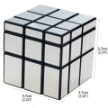 Miniatyrbilde 2 av 5: Speilkube Speilkube Puslespill, Super Smooth Magic Cube Puslespill 3d Magic Cube Profesjonell