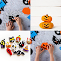 Miniatyrbillede 2 af 5: Filtstofplader Diy Håndværk Assorterede Farver 40stk Firkanter (15*15cm)