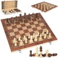 Miniatyrbilde 1 av 5: Sjakkbrett, Dame og Backgammon 3-i-1 Spillsett Tre Sjakksett