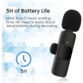 Miniatyrbillede 5 af 5: Mkk Trådløs Lavalier Mikrofon Til Iphone Ipad Mini Lapel Mic Plug & Play Til Optagelse Youtube Facebook Live Stream Tiktok Vlog Interview - Støj R