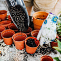 Miniatyrbilde 5 av 7: Hagespade i rustfritt stål med ergonomisk grep og sklisikkert mykt gummihåndtak for omplanting, luking, graving og planting