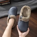 Miniatyrbillede 3 af 5: Herresko Hjemmesko Have Clogs Vandtætte Pelsforet Bred Pasform Hjemmesko