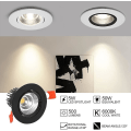 Pikkukuva 2 / 3: 6 x LED-alasvalot, 5 W:n upotettavat kattovalot, lämmin valkoinen IP44 kylpyhuoneeseen, keittiöön, olohuoneeseen, eteiseen (musta)