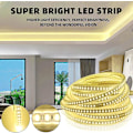 Miniatyrbillede 2 af 5: 3m LED-strimmel 4000kac 220v indendørs udendørs Ip67 vandtæt Smd 5730 120led/m LED-strimmel ingen transformer nødvendig