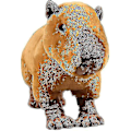 Miniatyrbillede 2 af 5: Capybara P Legetøj Capybara Fyldt Legetøj Blødt Sødt Nt Legetøj Som Dyr Krybende Capybara