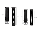 Miniatyrbild 4 av 5: Justerbart flätat elastiskt armband för Fitbit Versa 3 Canvas vävd rem