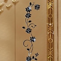 Miniatyrbillede 5 af 5: Bauhinia Krystal Spejl Vægstickers Soveværelse Stue Dekoration Stickers