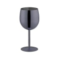 Miniatyrbilde 3 av 4: 1 stk rustfritt stål vinglass Uknekkelig svart vinglass Smalt vinglass Beger Reisevinglass Rustfritt stål beger med 1 stk vinstoppe Ut