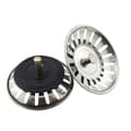 Miniatyrbilde 1 av 5: 2 stk Universal Kurv Sil 8cm Rustfritt Stål Kjøkkenvask Filter Vask Propp Hy