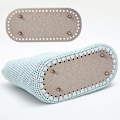 Miniatyrbillede 5 af 5: Taskebund For Hæklet Taske Pudebund PU Læder Taskebund Til Strikning Taske Håndtaske DIY Skulder Crossbody Tasker Tilbehør (4stk, Sort)