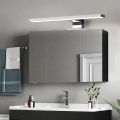 Miniatyrbillede 2 af 5: 40cm LED-spejllampe til badeværelse 7w 700 Lumen 230 Volt Badeværelsesspejllampe Fuld aluminium 3i1 Badeværelsesspejlys Vandtæt Ip44