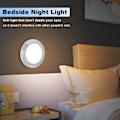 Miniatyrbilde 3 av 8: Små bevegelsessensor taklamper, 6,2 tommer ledningsfrie LED-batteridrevne sensorlys innendørs, 1-pakning, ideelt for skap loft veranda trapp skur White 1 Pack