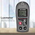 Miniatyrbilde 5 av 5: Luxmeter, Digital Miljøtesting Digital Lysmåler Med Display Illuminometer (1 stk, Svart)