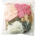 Miniatyrbild 3 av 5: DIY-mattavävningskit, DIY-broderistartkit med landskapsblommönster Latch Hook Kit Stickningsull Broderikit för barn Nybörjare Vuxen