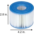 Pikkukuva 2 / 5: 29001b01demgbai Intex-29001e Purespa Type S1 Easy Set Pool Filter Cartridges, (6 Fil, 1-pack, Blue