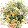 Miniatyrbillede 3 af 5: Idyllisk minimalistisk krysantemum indicum kunstig falsk blomsterplanter hjemmedekorationsbryllupsbuket