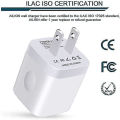 Miniatyrbilde 2 av 3: USB-vegglader, laderadapter, 2-pakke 2,4A dobbel port hurtigladerplugg Cu