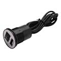 Miniatyrbillede 1 af 5: 12-24v Universal USB Oplader Motorcykel Strøm Adapter Stik USB Oplader Vandtæt Auto Oplader Annonce