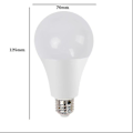 Miniatyrbillede 4 af 5: Farvede LED-pærer (sæt af 3), 12W RGBW Dæmpbar LED-pære E27 Fjernbetjening Atmosfærisk Lys med Opbevaring og Timerfunktioner, 7 Lysstyrker