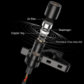 Miniatyrbild 3 av 5: Mkk Lapel Mikrofon, 3,5 mm Professionell Lavalier Mikrofon För Intervju, Clip On Mikrofon Omnidirektionell Kondensatormikrofon För Telefon, Pc, Laptop, Ds