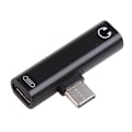 Miniatyrbillede 1 af 5: 2 i 1 Type C 3.5 Aux Adapter Usb C Til 3.5mm Aux Hovedtelefon Adapter Til Mi 6 Tv