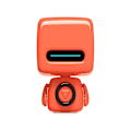 Miniatyrbilde 1 av 2: Robot Bluetooth-høyttaler trådløs subwoofer bærbar høyttaler med mikrofon