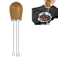 Miniatyrbillede 3 af 3: Espresso Kaffebrygger, Højrankeret Træhåndtag Espresso Kaffebrygger, Professionel Espresso Barista Kaffebrygger Ask Træ