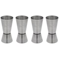 Miniatyrbillede 1 af 5: 2x Mindre Stål 25/50 Ml Jigger Bar Craft Dobbelt Måle Peg Måling Til Bar