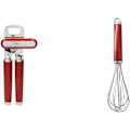 Miniatyrbillede 1 af 7: d Rustfrit Ståldåseåbner u2013 Empire Rød & Rustfrit Stålpisker u2013 Empire Rød #NAME? Tin Opener