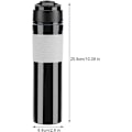 Miniatyrbillede 3 af 5: 350 ml bærbar kaffepresse tesæt kaffebrygger rejse kaffekop (sort) (h-2)