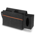 Miniatyrbilde 1 av 5: Sengside Organizer, Oppbevaringspose til seng, Filt Oppbevaringspose med Avtakbar Vevboks H
