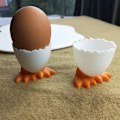 Miniatyrbild 2 av 5: Söta tecknade äggkoppshållare Ägghållare Öppnare Separator Kokta äggbehållare Kökstillbehör Creat