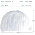 Miniatyrbillede 7 af 8: Barnevognsnet, Universal Mygge Insektnet Beskyttelsescover til Klapvogn barnevogn lift seng klapvogn vugge kurv jogger Rejseseng White 1 Count (Pack of 1)