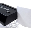 Miniatyrbillede 4 af 5: Desktop Papirstrimmer med Foldet Papir - Lille USB-Shredder til Hjem/Kontor (1 stk, Sort)