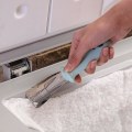 Miniatyrbillede 2 af 4: Køleskabstilbehør Rustfrit Stål Fryser Afrimningsskovl Holdbar Køleskabsværktøj Isrensning, tilfældig farve (2 pak)