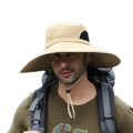 Bomulds solhat UV-beskyttelse Sommerhatte Strandhat Safari Bo D