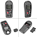 Miniatyrbilde 2 av 5: Luxmeter, Digital Miljøtesting Digital Lysmåler Med Display Illuminometer (1 stk, Svart)