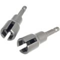 Miniatyrbillede 1 af 5: (2 stk.) Power Wing Nut Driver Set, slot Wing Nuts Drill Bit Socket Nøglesæt Værktøjssæt, Hex Shank Bor Bits Til Panelmøtrikker Skruer Øjeskruer Bolt