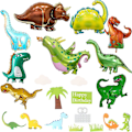 Miniatyrbild 5 av 5: Dinosaurie födelsedagsfest dekorationer pojke stora dinosaurie födelsedag ballonger barn födelsedagstårta topper för pojke födelsedagsfest stor