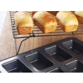 Miniatyrbilde 4 av 5: Mini Brødform, 8-roms Non-stick Muffinform, Karbonstål Brownie Bakeware For Ovn Baking - Grå