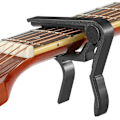 Miniatyrbilde 1 av 7: Gitar Capo Rask Bytte Capo for 6-strengers Akustisk Gitar Elektrisk Gitar Klassisk Gitar Ukulele Capotastos Capo (Svart) Black