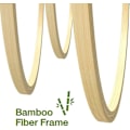 Miniatyrbild 3 av 5: 6 stycken broderiramset i bambu, korsstygnsram, 4 tum till 10 tum