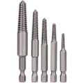 Miniatyrbilde 1 av 5: 5 stk Skruebor Bits Stud Fjerning Verktøy Broken Skrue Ekstraktor Hex Skaft Skadet Fine Tenner Bolt Fjerning Verktøy