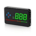 Pikkukuva 5 / 5: Auton digitaalinen GPS-nopeusmittari Head Up Display Ylinopeus MPH/km Väsymysvaroitus hälytys